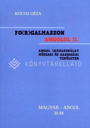 Kép: Fo(r)galmazzon Angolul - II. kötet H-M