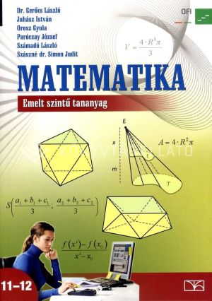 Kép: Matematika 11-12. Emelt szintű tananyag