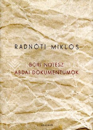 Kép: Bori notesz - Abdai dokumentumok
