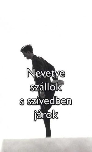 Kép: Nevetve szállok s szívedben járok