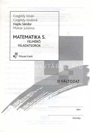 Kép: Felmérő feladatsorok matematika 5. osztály D változat