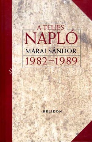 Kép: A teljes napló 1982-1989   