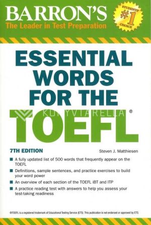 Kép: Barron's Essential Words for the TOEFL 7th Edition