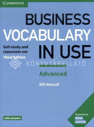 Kép: Business Vocabulary in Use Advanced - 3rd Edition - with Answers