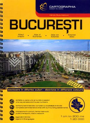 Kép: Bukarest 1:20e. városatlasz