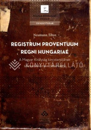 Kép: Registrum Proventuum Regni Hungariae
