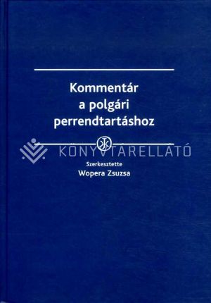 Kép: Kommentár a polgári perrendtartáshoz