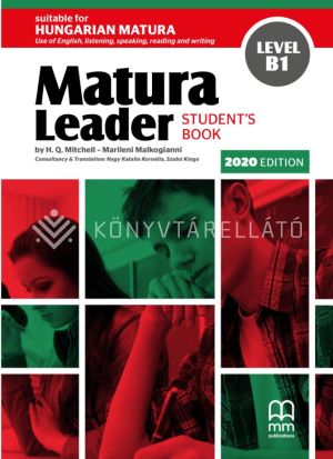 Kép: Matura Leader B1 Student's Book 2020 Edition:Hungary (online hanganyaggal)