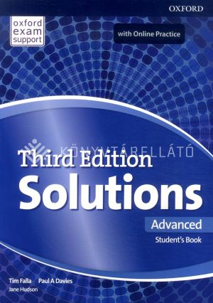 Kép: Solutions Third Edition Advanced Student's Book with Online Practice