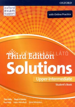 Kép: Solutions Third Edition Upper-Intermediate Student's Book with Online Practice