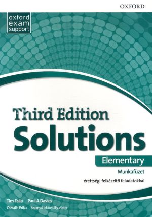 Kép: Solutions Third Edition Elementary Munkafüzet online hanganyaggal