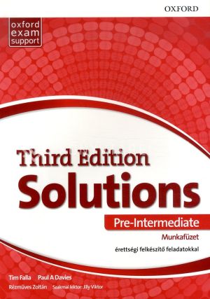 Kép: Solutions Third Edition Pre-Intermediate Munkafüzet online hanganyaggal