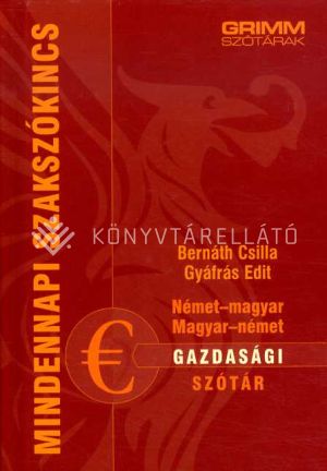 Kép: Német-magyar, magyar-német gazdasági szótár 