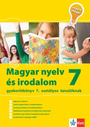 Kép: Magyar nyelv és irodalom gyakorlókönyv 7. osztályos tanulóknak - Jegyre megy!