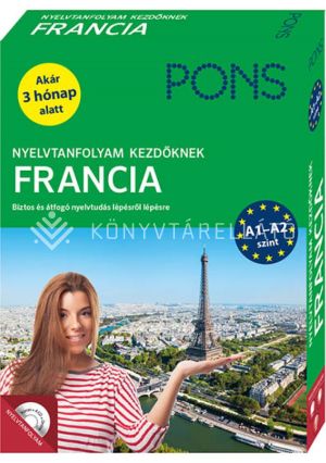 Kép: PONS Nyelvtanfolyam kezdőknek FRANCIA + online hanganyag