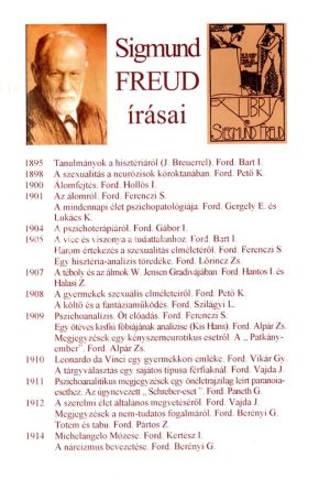Kép: Freud rezümék  (Freud írásai 21.) S. Freud összes pszichoanalitikus írásának rövid tartalma