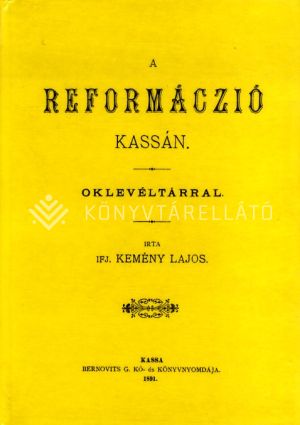Kép: A reformáczió Kassán oklevéltárral