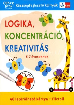 Kép: Logika, koncentráció, kreativitás - 5-7 éveseknek (Készségfejlesztő kártyák)
