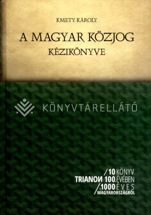 Kép: A magyar közjog kézikönyve