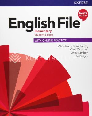 Kép: English File - 4th Edition - Elementary Student's Book with Online Practice