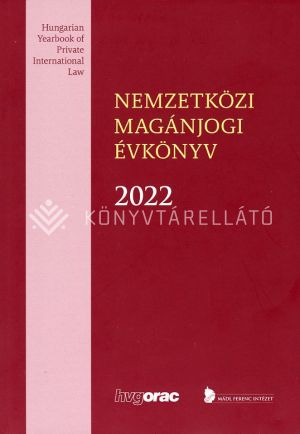 Kép: Nemzetközi magánjogi évkönyv 2022