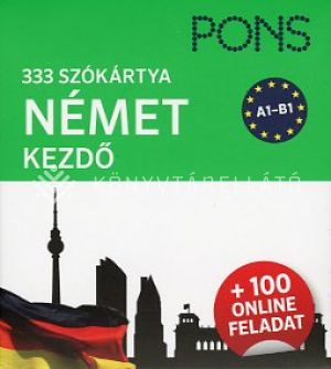 Kép: PONS 333 szókártya Német kezdő 100 online feladat
