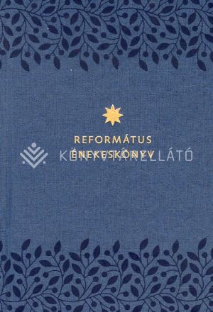 Kép: Református énekeskönyv (RÉ21) Középméretű, sötétkék, mintás