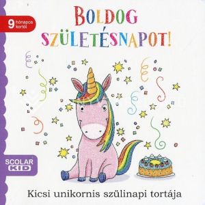 Kép: Boldog születésnapot! - Kicsi unikornis szülinapi tortája