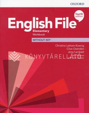 Kép: English File fourth edition Elementary Workbook without key