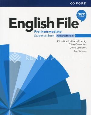 Kép: English File fourth edition Pre-intermediate Student's Book with Digital Pack