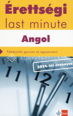 Kép: Érettségi Last minute - Angol - 2024-től érvényes