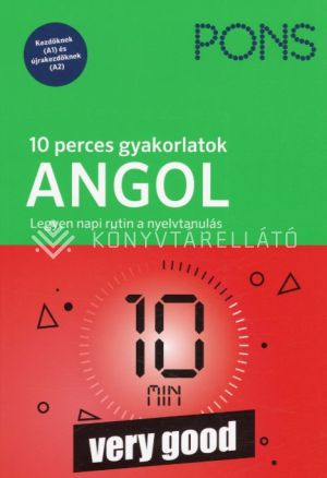 Kép: PONS 10 perces gyakorlatok ANGOL