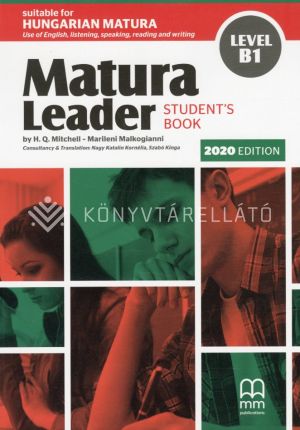 Kép: Matura Leader B1 Student's Book 2020 Edition:Hungary (online hanganyaggal)