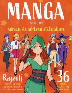 Kép: Manga karakterek sónen és sódzso stílusban