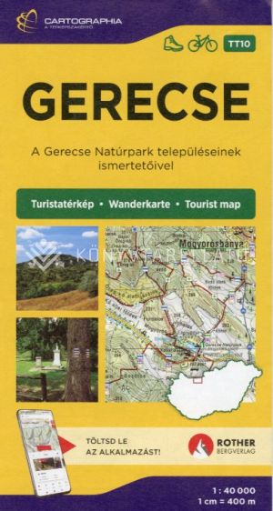 Kép: Gerecse turistatérkép