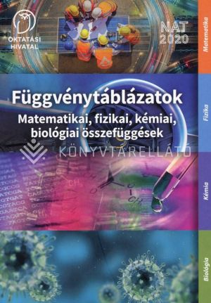 Kép: Függvénytáblázatok. Matematikai, fizikai. kémiai és biológiai összefüggések