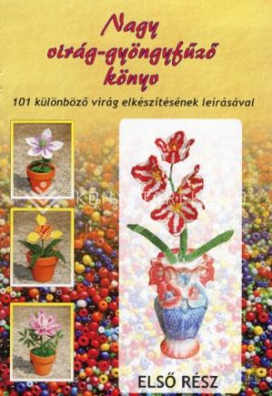 Kép: Nagy virág-gyöngyfűző könyv