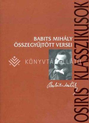 Kép: Babits Mihály összegyűjtött versei