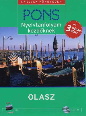 Kép: PONS Nyelvtanfolyam kezdőknek olasz + CD (3 hónap alatt)