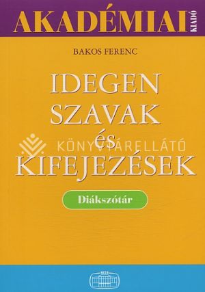 Kép: Idegen szavak és kif.diákszótár-suliverz