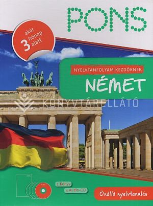 Kép: PONS Nyelvtanfolyam kezdőknek - Német (online letölthető hanganyag   extra nyelvtani összefoglaló)