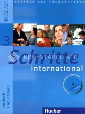 Kép: Schritte International 3 Kursbuch und Arbeitsbuch audio-CD-vel