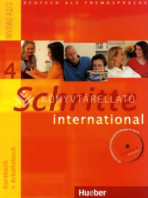 Kép: Schritte International 4 Kursbuch und Arbeitsbuch audio-CD-vel