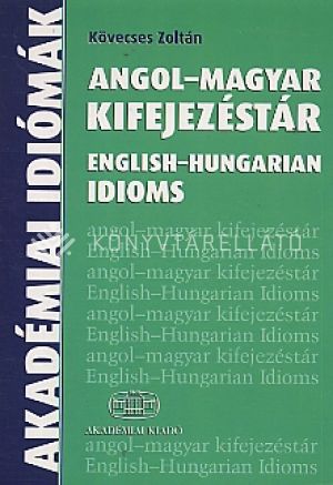 Kép: Angol-magyar kifejezéstár