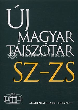 Kép: Új magyar tájszótár 5.  (Sz-Zs)