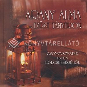 Kép: Arany alma ezüst tányéron