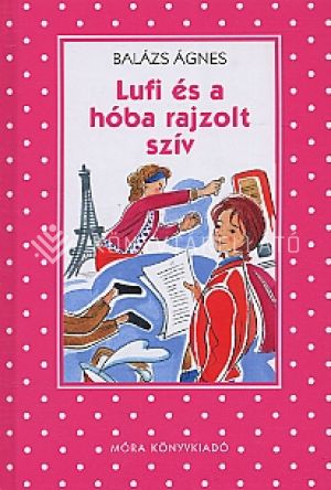 Kép: Lufi és a hóba rajzolt szív