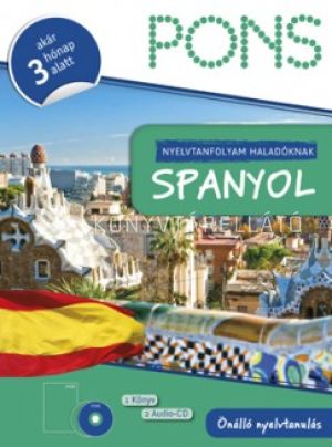 Kép: PONS Nyelvtanfolyam haladóknak - spanyol + CD