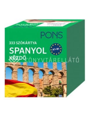 Kép: PONS szókártyák spanyol kezdő 333 szó