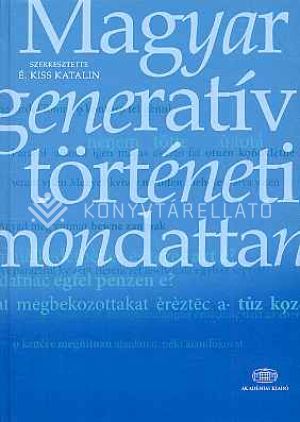 Kép: Magyar generatív történeti mondattan